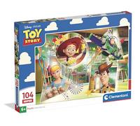 Clementoni - Puzzle per Bambini 104 Pezzi Super, per Bambini 6+ Anni, Illustrazione con Personaggi Disney Pixar Toy Story, Idea Regalo, Made in Italy, 48,5x33,5 cm, 25010