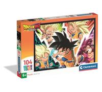 Clementoni - Puzzle per Bambini 104 Pezzi Supercolor, per Bambini 6+ Anni, Illustrazione con Personaggi della Serie Dragonball Daima, Idea Regalo, Made in Italy, 38x27 cm, 25090