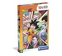 Clementoni - Puzzle per Bambini 104 Pezzi Supercolor, per Bambini 6+ Anni, Illustrazione con Personaggi della Serie Dragonball Daima, Idea Regalo, Made in Italy, 38x27 cm, 25092