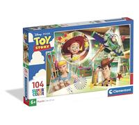 Clementoni Puzzle Bambino Toy Story 104 Pezzi - 6 Anni + - Gioco da tavolo educativo, Avventura Pixar, logica - Idea Regalo