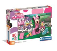 Clementoni - Puzzle per Bambini 30 Pezzi Supercolor, per Bambini 3+ Anni, Illustrazione Disney Minnie, Idea Regalo, Made in Italy, 33,5x23,5 cm, 20287