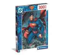 Clementoni - Puzzle per Bambini 300 Pezzi Supercolor, 9+ Anni, Illustrazione con Superman, Idea Regalo, Made in Italy, 33,5x48,5 cm, 21747