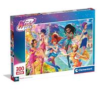 Clementoni - Puzzle per Bambini 300 Pezzi Supercolor, per Bambini 9+ Anni, Illustrazione con dal Cartone Winx Club, Idea Regalo, Made in Italy, 48,5x33,5 cm, 21750
