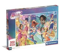Clementoni - Puzzle per Bambini 300 Pezzi Supercolor, per Bambini 9+ Anni, Illustrazione con dal Cartone Winx Club, Idea Regalo, Made in Italy, 48,5x33,5 cm, 21750