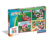 Puzzle - Clementoni: Puzzle 4in1 - Mickey Mouse Club House