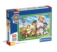 Clementoni - Puzzle per Bambini 60 Pezzi Supercolor, per Bambini 4+ Anni, Illustrazione con Personaggi dal Cartone Paw Patrol, Idea Regalo, Made in Italy, 33,5x23,5 cm, 26071