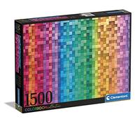 Clementoni- Puzzle Pixels 1000pzs Does Not Apply ColorBoom Collection-Pixels-1500 Made in Italy, 1500 Pezzi, Colori, Gradient, Divertimento per Adulti, Multicolore, Medium, 31689