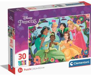 Clementoni - Puzzle Puzzle SuperColor: Principessa Disney - 1-39 Pezzi
