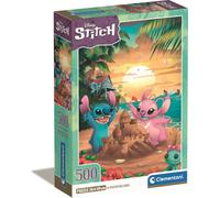 Clementoni 35547 Disney Stitch Jigsaw Cube 500 Pieces-Compact Box-Puzzle for Adu