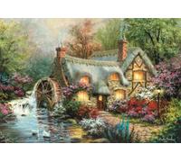 Clementoni - Puzzle Ritiro di campagna compatto - 1500 Pezzi