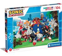 Clementoni - Puzzle Sonic il riccio - 100 Pezzi
