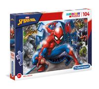 Clementoni - 27116 - Supercolor Puzzle for Children-Spider Man-104 Pieces