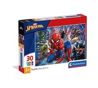 Clementoni - Puzzle Spiderman Marvel 30 Pezzi Supercolor, per Bambini 3+ Anni, Colorata Illustrazione del Cartone Animato, Idea Regalo, Made in Italy, 33,5x23,5 cm, 20250