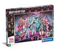 Clementoni Puzzle Supercolor - Monster High - 104 Pezzi, Puzzle Bambini 6 Anni, Sviluppa Capacità di Osservazione, Logica e Manualità, Puzzle Cartoni Animati, Made In Italy, 25784