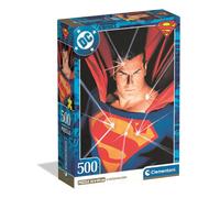 Clementoni - Puzzle Superman DC compatto - 500 Pezzi