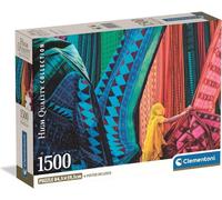 Clementoni - Puzzle 1500 Pezzi per Adulti e Ragazzi, Collection, Tema Tessuti Svolazzanti, con Poster Incluso, Compact Box, Idea Regalo Uomo e Donna, Made in Italy, 84,5x59,5 cm, 31740