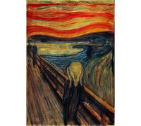 Clementoni - Puzzle Museo Compatto L'urlo Di Munch - 1000 Pezzi