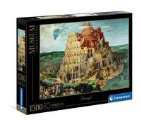 Clementoni - Puzzle Pieter Bruegel: La Torre di Babele - 1500 Pezzi