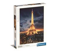 Clementoni - Puzzle Torre Eiffel Parigi 1000 Pezzi per Adulti e Ragazzi, Collection, Idea Regalo Uomo e Donna, Made in Italy, 69x50 cm, 39514