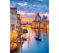 Clementoni - Puzzle Venezia illuminata - 500 Pezzi