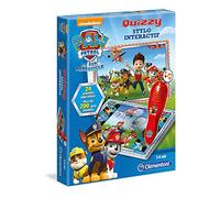 Clementoni - Quizzy - Paw Patrol - Gioco da tavolo per bambini dai 3 ai 6 anni - con penna interattiva, quiz e altre attività diverse e varie - Molte pagine di divertimento - 52090