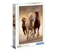 Clementoni - Puzzle Cavalli in corsa - 1000 Pezzi