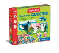 Clementoni Sapientino Genitori e Cuccioli Flashcard Schede Educative Conoscere Gli Animali 2+