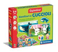Clementoni Sapientino - Genitori e Cuccioli, Gioco Educativo per Bambini 2-4 Anni, Flashcards per Riconoscere Gli Animali e i Loro Piccoli, Made in Italy, Lingua Italiana, 16852