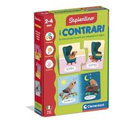 Clementoni Sapientino - I Contrari, Gioco Educativo con Tessere Incastro per Bambini 2-4 Anni, Puzzle per Sviluppare Il Linguaggio e la Logica, Made in Italy, Lingua Italiana, 16843