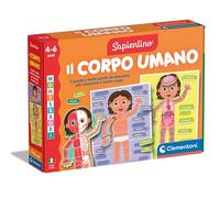 Clementoni Sapientino Il Corpo Umano Schede Educative 4 Anni+