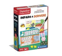 Clementoni Sapientino - Imparo a Scrivere, Gioco Educativo Bambini 4-6 Anni, Lavagnette Riscrivibili e attività di Pregrafismo, Sviluppa Scrittura e Conteggio, Made in Italy, Lingua Italiana, 16142