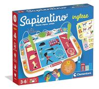 Clementoni Sapientino - Inglese, Gioco Educativo con Penne Parlanti Bambini 3-6 Anni, con 16 Schede e più di 32 attività per Imparare Vocaboli Inglesi, Made in Italy, Lingua Italiana, 16475