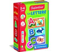 Clementoni Sapientino - Le Lettere, Gioco Educativo per Bambini 2-4 Anni con Tessere per Imparare Le Lettere dell'Alfabeto, Made in Italy, Lingua Italiana, 16862