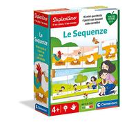 Clementoni Sapientino - Le Sequenze, Gioco Educativo per Bambini 4+ Anni con 18 Mini-Puzzle per Ricostruire Sequenze Logiche e Temporali, Linea Play for Future, Made in Italy, Lingua Italiana, 16311