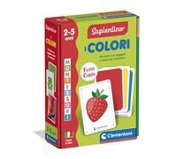 Clementoni Sapientino Montessori - Carte Colori, Gioco Educativo Montessori Bambini 2 5 Anni, Flashcards per Imparare i Colori e Le Loro Gradazioni, Made in Italy, Lingua Italiana, 16836