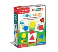 Clementoni Sapientino Montessori - Forme e Colori, Gioco Educativo Bambini 2-5 Anni, Flashcard Ispirate al Metodo Montessoriano per Imparare Forme e Colori, Made in Italy, Lingua Italiana, 16724