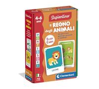 Clementoni Gioco educativo Sapientino Montessori - Il Regno degli Animali, flashcards 4-6 anni 16479