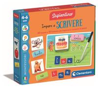 Sapientino imparo a scrivere - kit montessori per imparare a scrivere e leggere - gioco educativo per bambini 3+