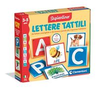 Clementoni Sapientino Montessori - Lettere Tattili, Gioco Educativo per Bambini 3-5 Anni con Flashcards per Imparare Alfabeto e Parole, Made in Italy, Lingua Italiana, 16855