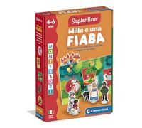 Clementoni Sapientino Montessori - Mille e Una Fiaba, Gioco Educativo Bambini 4-6 Anni, Carte per Costruire Storie, Stimola Sviluppo Linguistico e Cognitivo, Made in Italy, Lingua Italiana, 16846