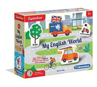 Clementoni Sapientino My English World, Gioco educativo 4 Anni con Tessere illustrate e scenari, Gioco per Imparare Inglese, Made in Italy, 16139