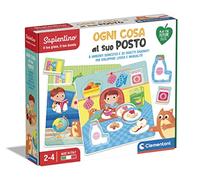 Clementoni Sapientino Ogni Cosa al Suo Posto, Gioco educativo 2 Anni con schede illustrate, Tessere ad Incastro, Play for Future, Made in Italy, 16138