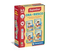 Clementoni Sapientino - Ora Ci Riesco, Gioco Educativo con Tessere Incastro per Bambini 2-4 Anni, Puzzle per Sviluppare Autonomia e Manualità, Made in Italy, Lingua Italiana, 16877