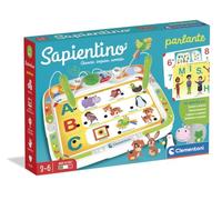 Clementoni - Sapientino Parlante, Gioco Educativo Bambini 3-6 Anni, Banchetto Elettronico con Penne Spinotti e 16 Schede con 32 attività, Made in Italy, Lingua Italiana, 16938