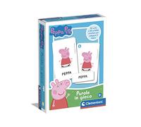 Clementoni- Sapientino Peppa Pig-Parole, cartellini per la nomenclatura-Gioco educativo 3 Anni per Imparare a Parlare, Sviluppo linguaggio-Made in Italy, Multicolore, 16349