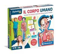 Clementoni Sapientino più - Il Corpo Umano, Gioco Educativo per Bambini 6-10 Anni, per Scoprire Anatomia e Scheletro, con Puzzle di 1m e Schede Educative, Made in Italy, Lingua Italiana, 16471