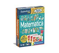 Clementoni Sapientino più - Matematica, 300 Quiz e 50 Cards Educative per Bambini 6-10 Anni, Impara Numeri e Operazioni, Made in Italy, Lingua Italiana, 16440