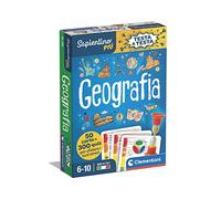 Clementoni Sapientino più - Testa a Testa Geografia, Gioco Educativo per Bambini 6-10 Anni, 300 Quiz Divertenti sulla Geografia dell'Italia e del Mondo, Made in Italy, Lingua Italiana, 16441