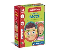 Clementoni Sapientino - Tante Facce, Gioco Educativo Bambini 2-4 Anni, con Tessere Intercambiabili per Imparare Le Emozioni e Sviluppare Il Pensiero Logico, Made in Italy, Lingua Italiana, 16861