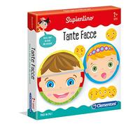 Clementoni Sapientino - Tante Facce, Gioco Educativo Bambini 2+ Anni, con Tessere Intercambiabili per Imparare Le Emozioni e Sviluppare Il Pensiero Logico, Made in Italy, Lingua Italiana, 11957